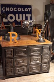 meuble industriel ancien deco loft